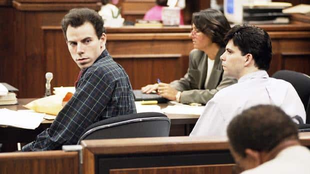 Erik and Lyle Menendez at second trial