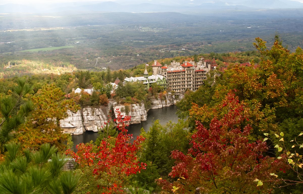 Mohonk Mountain House in Autumn