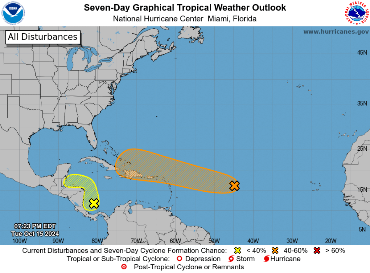 Potential Tropical Storm Nadine to Get ‘Blocked’ in Gulf of Mexico