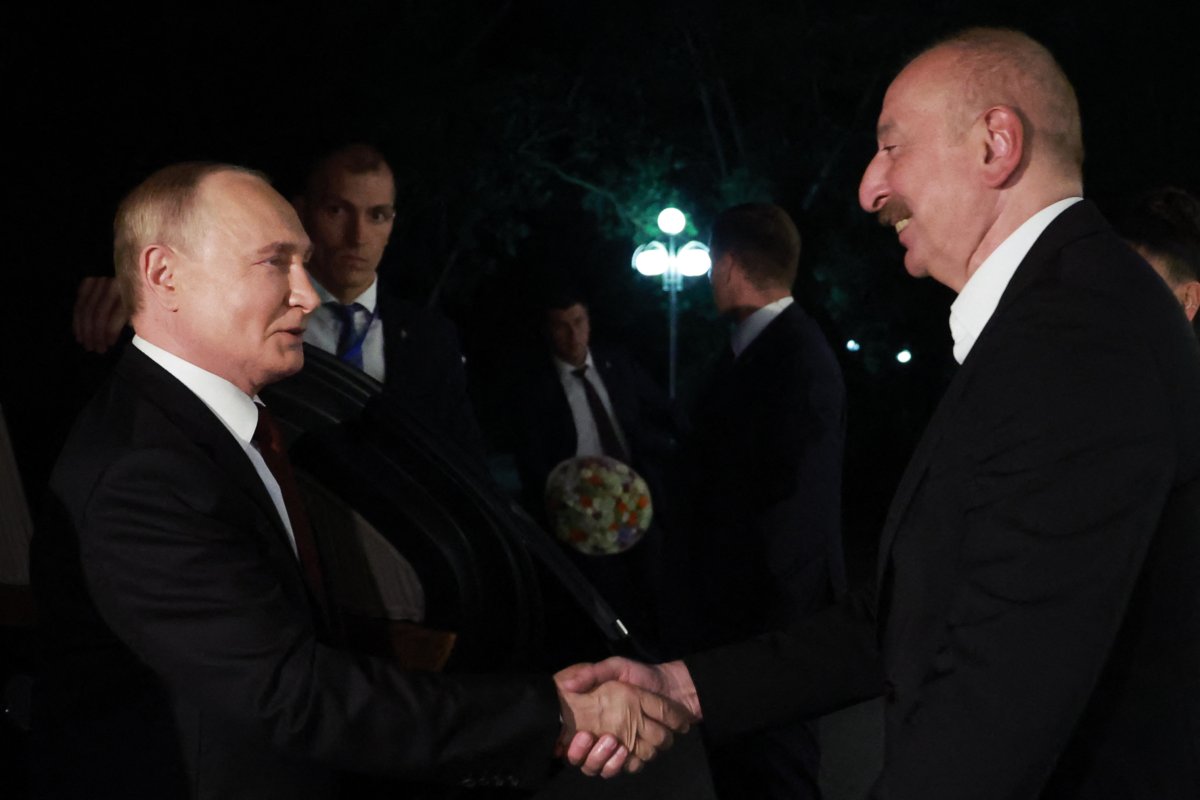 Putin Meets Azerbaijan's President