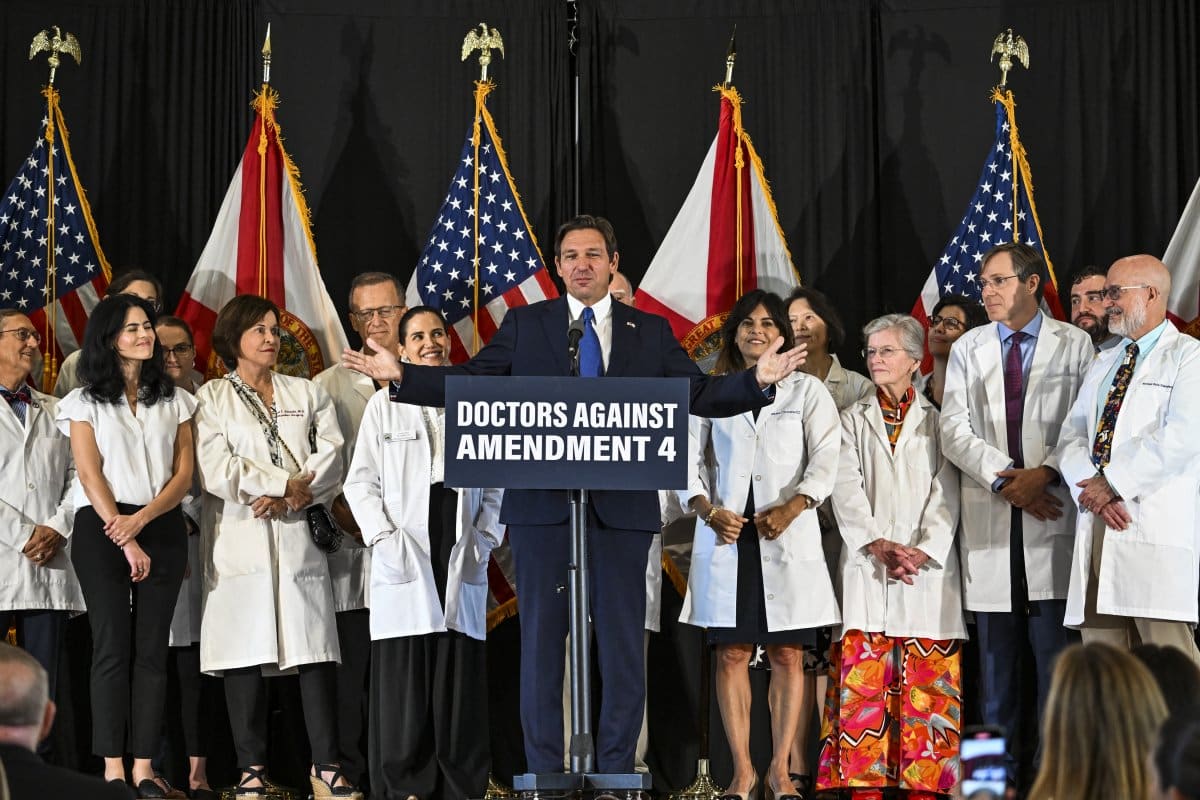 Ron DeSantis and doctors against Amendment 4