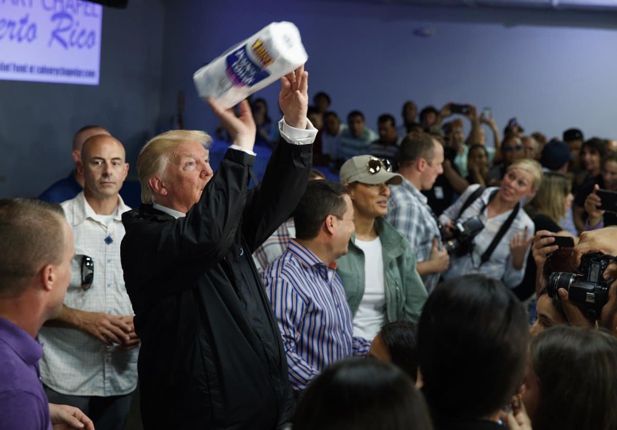 Trump Claims ‘No President’s Done More for Puerto Rico Than I Have’