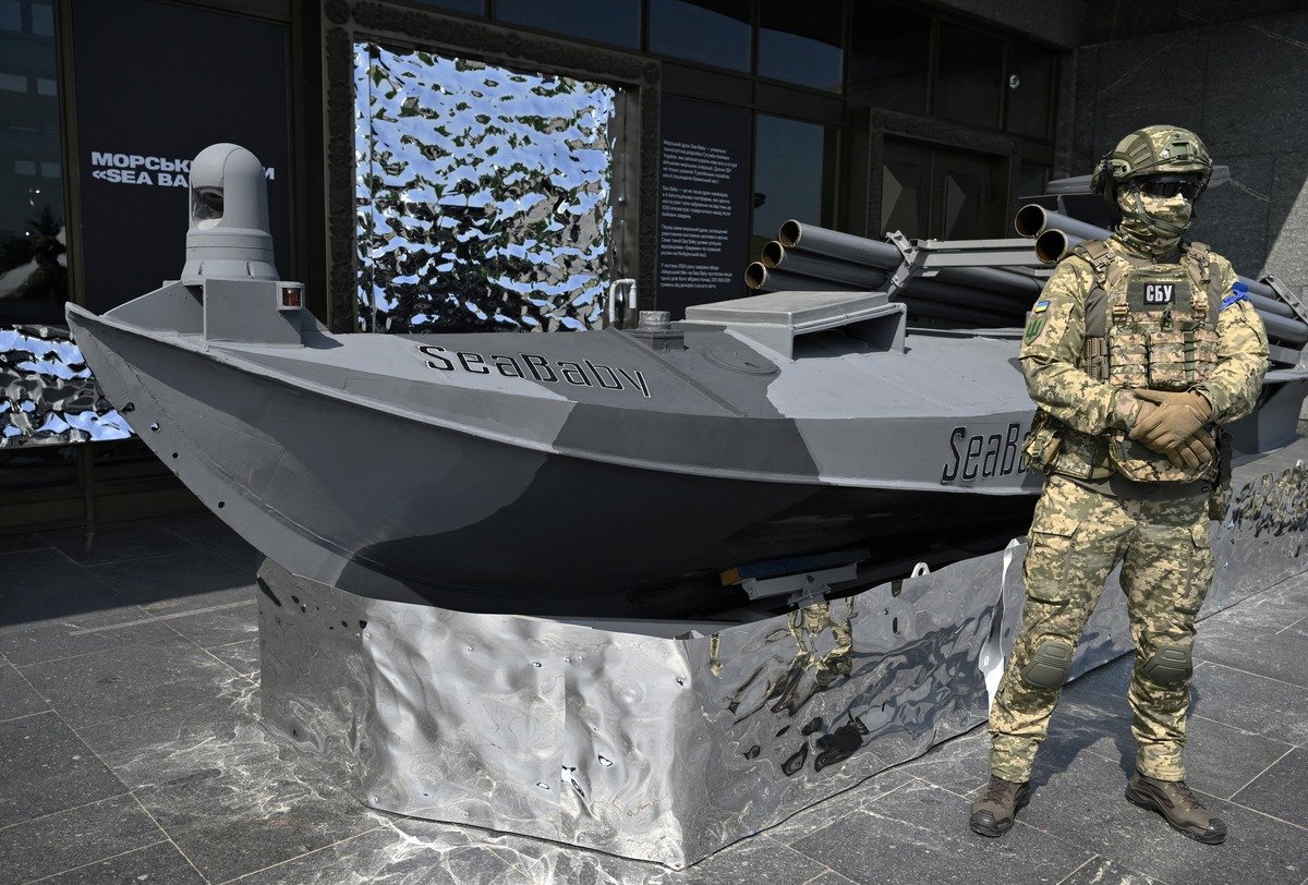 Ukraine Launches Major Black Sea Naval Drone Attack Toward Crimea