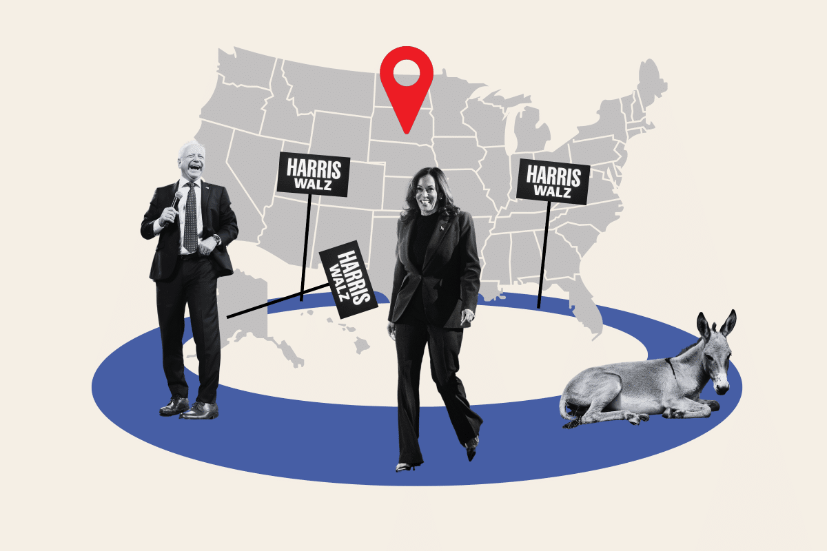 Where is Kamala Harris today Campaign Tracker 