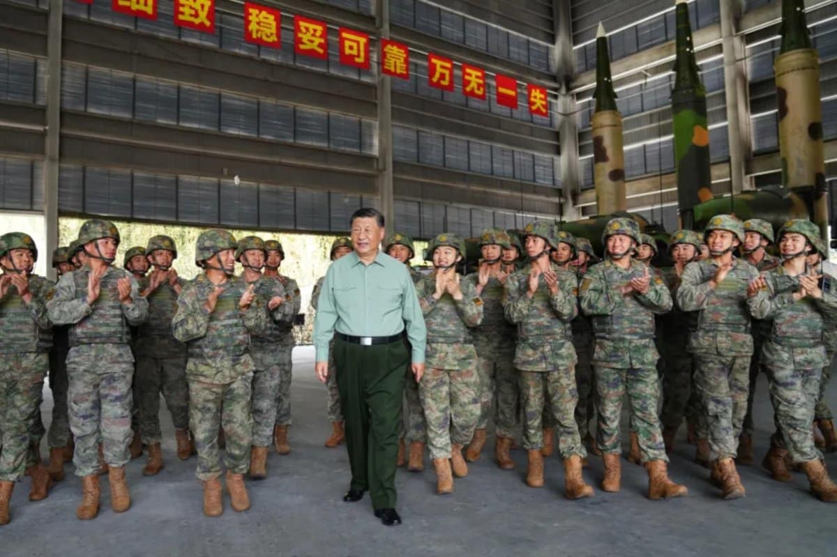 China’s Xi Inspects Nuclear-Armed Rocket Force After Missile Test