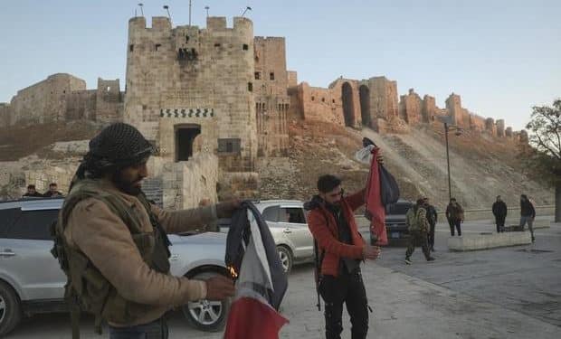 Syrian insurgents push into Aleppo in a major setback for Assad