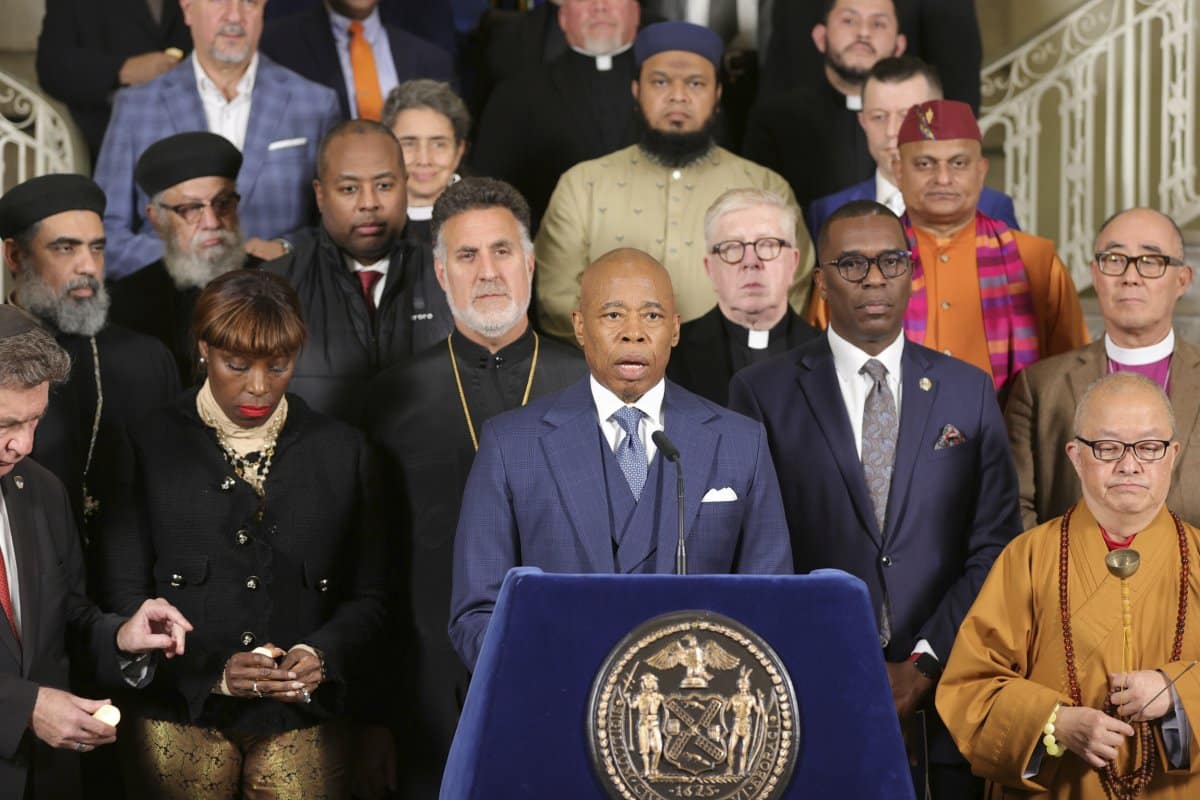 New York City Mayor Eric Adams