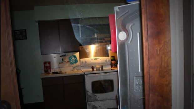 Chris Smith kitchen crime scene