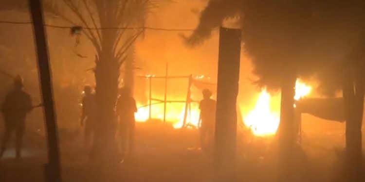 Deadly Israeli strike on Gaza tent camp kills at least 21