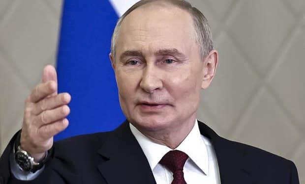 Putin OKs record Russian defense spending budget as EU officials visit Kyiv