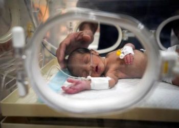Gaza babies struggle as temperatures drop and war continues around them