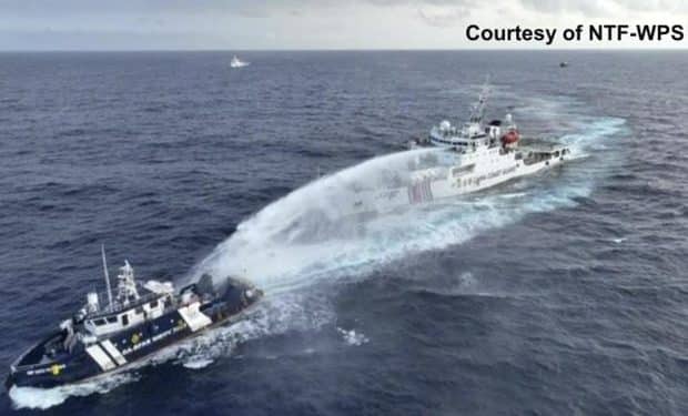 U.S. slams China for hitting Philippine vessels with water cannons