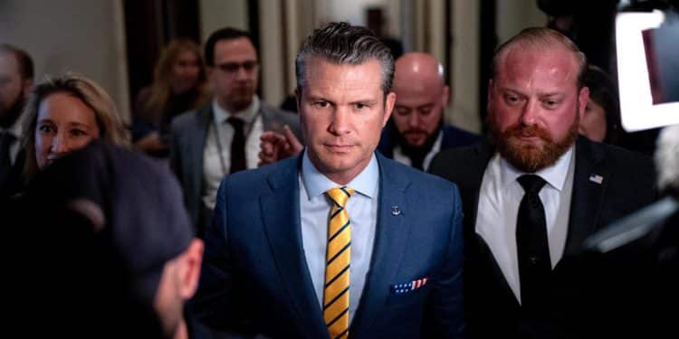 Hegseth strikes defiant tone as Trump weighs several options for replacing him