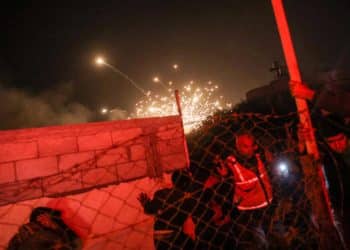 Israeli strike on tent camp in Gaza kills at least 21 people, hospital says
