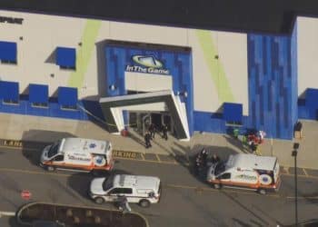 LEGO display collapses on kids, families after balloon drop mishap