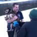 Dramatic rescue of dog from freezing river in Vermont caught on video