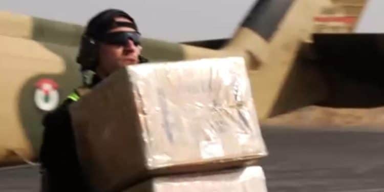 New images of aid reaching Gaza after months of war