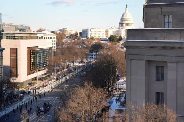 Funeral Procession Brings Body Of Former President Jimmy Carter To U.S. Capitol Building 