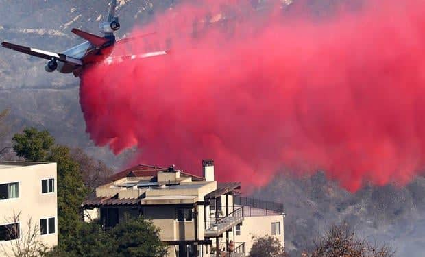 Learn about the pink fire retardant that is being used to fight wildfires in Los Angeles