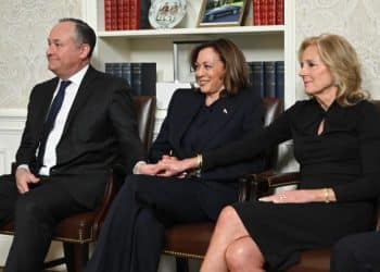 Harris and Emhoff headed back to California after inauguration