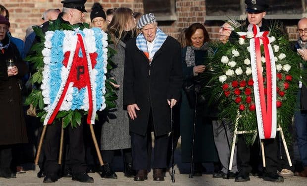 Auschwitz survivors in focus at ceremony marking 80 years since liberation