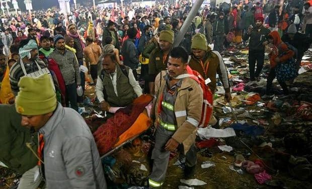 Dozens killed in stampede at massive Kumbh Mela Hindu festival in India