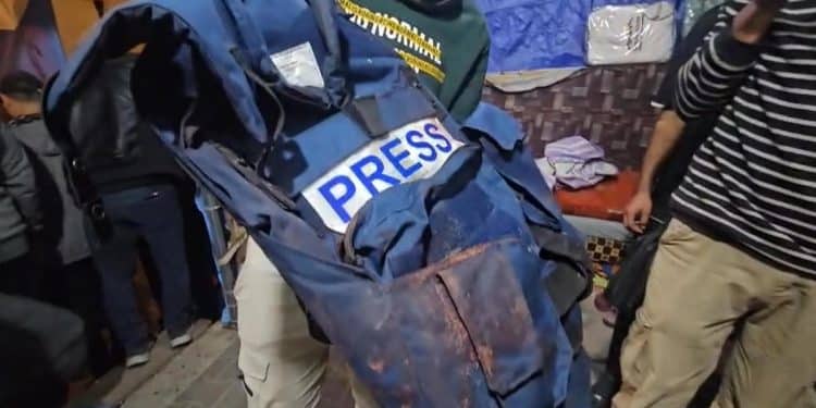 Record number of journalists dead in Gaza war