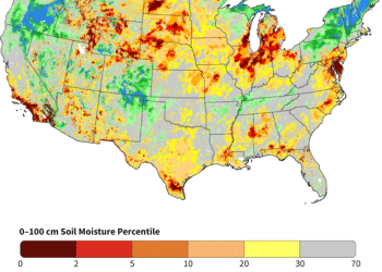 Maps show how dry the Southern California is, as L.A. wildfires burn