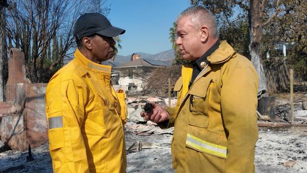Bill Whitaker and Chief Anthony Marrone 