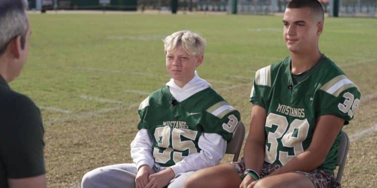 High school football player shows heart and determination help to power outsized performance