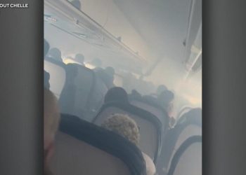 Passengers react to Delta flight’s emergency landing after cabin fills with smoke