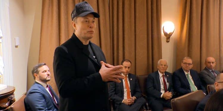 Elon Musk’s DOGE, federal cuts and Ukraine discussed at President Trump’s first Cabinet meeting