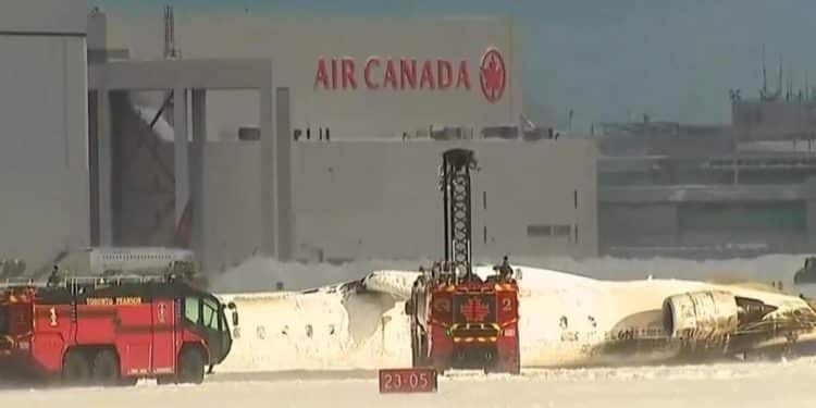 At least 3 critically injured after plane flips in Toronto