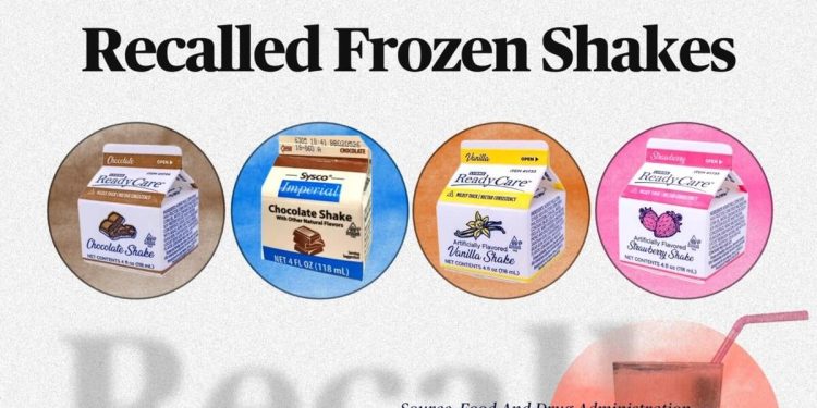 Deadly listeria outbreak linked to frozen supplemental shakes