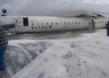 Delta plane upside down in Toronto after landing incident | Special Report