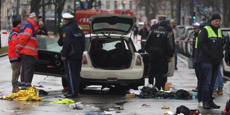 Dozens injured by German car attack before JD Vance visit