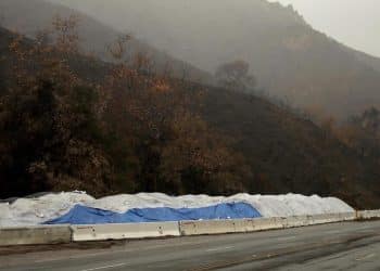 Evacuation warnings issued for Los Angeles wildfire burn areas amid mudslide threat