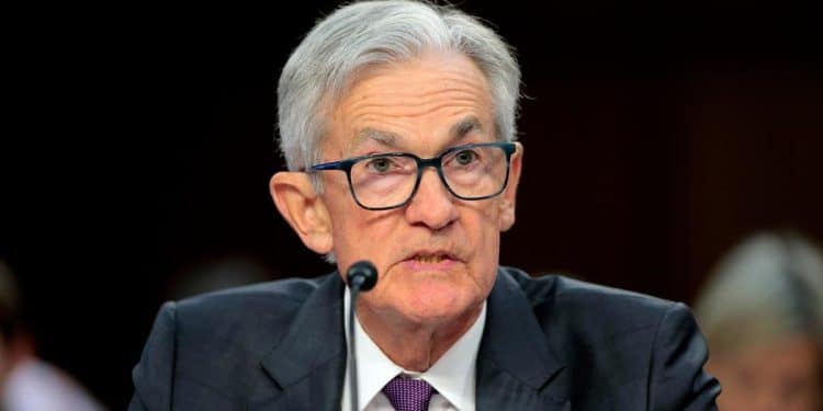 Fed Chair Jerome Powell testifying before Congress