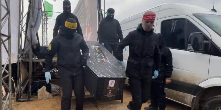 Israeli hostages return home in caskets