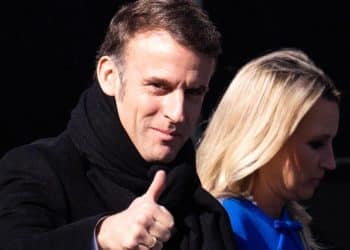 Macron joins G7 call from the White House