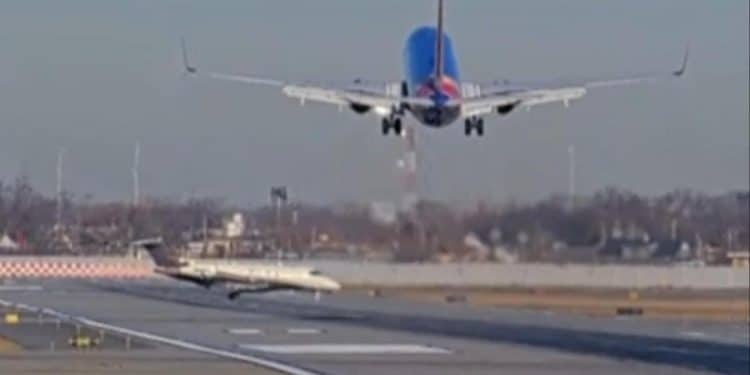 Southwest Airlines plane aborts landing to avoid collision on Chicago runway