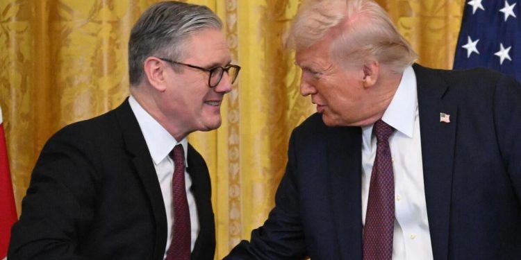 Starmer says UK is prepared to put troops in Ukraine to support peace deal during Trump presser