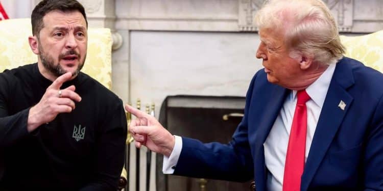 Trump says Zelenskyy is “not ready for peace” after tense meeting