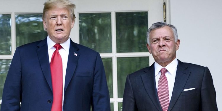 Trump to meet with king of Jordan amid push for Gaza resettlement plan