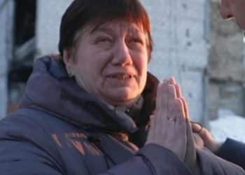 Ukrainian woman revisits destroyed home as war surpasses 3-year mark