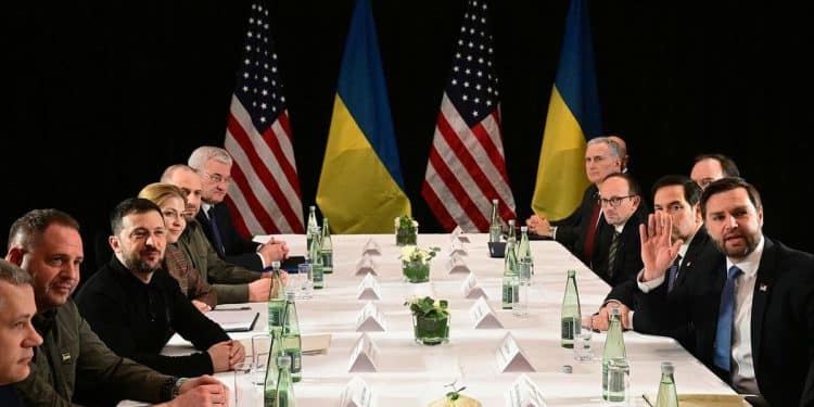 Vance meets Zelenskyy following his demand that NATO allies increase defense spending