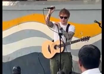 Police unplug Ed Sheeran’s impromptu busking performance in Bengaluru