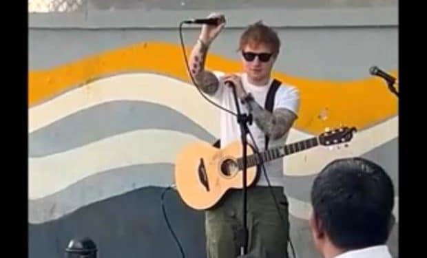 Police unplug Ed Sheeran’s impromptu busking performance in Bengaluru