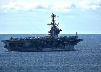 U.S. aircraft carriers collide with merchant vessel near Egypt