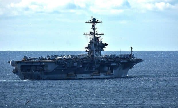 U.S. aircraft carriers collide with merchant vessel near Egypt